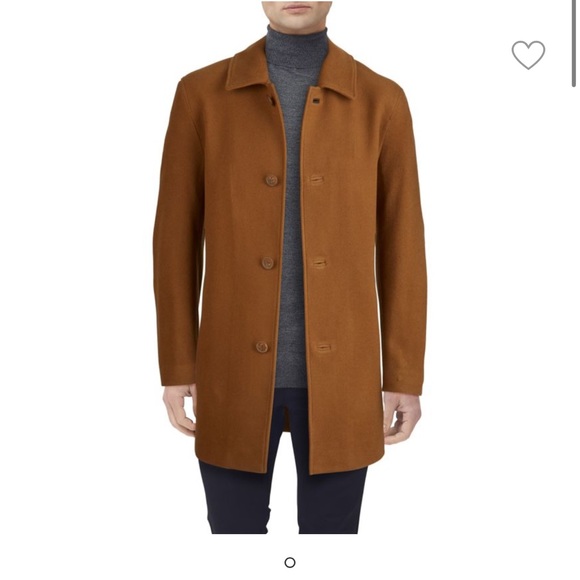 Cole Haan Wool Blend Italian Topcoat Size M - Picture 1 of 11